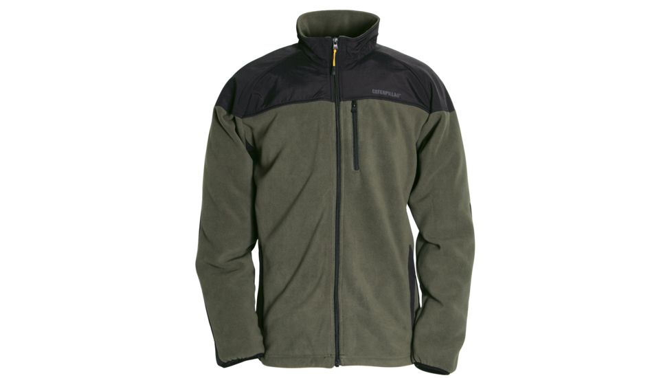 Caterpillar Momentum Fleece Jacket, Army Moss, Large 1313092-10639-L