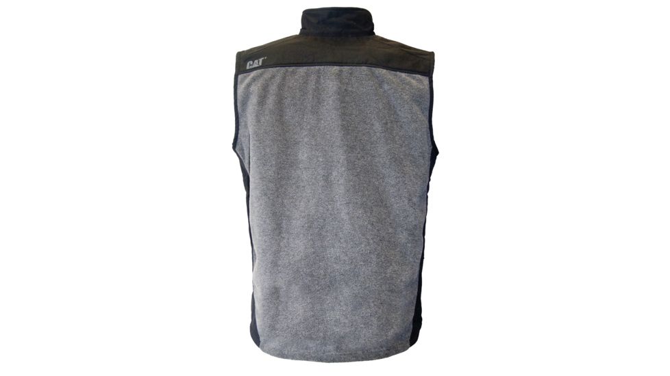 Caterpillar Momentum Fleece Vest, Dark Heather Grey, Medium 1322033-004-M