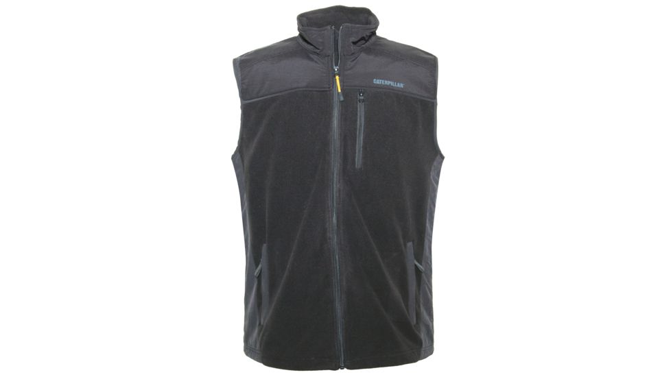 Caterpillar Momentum Fleece Vest, Black, Medium 1322033-016-M