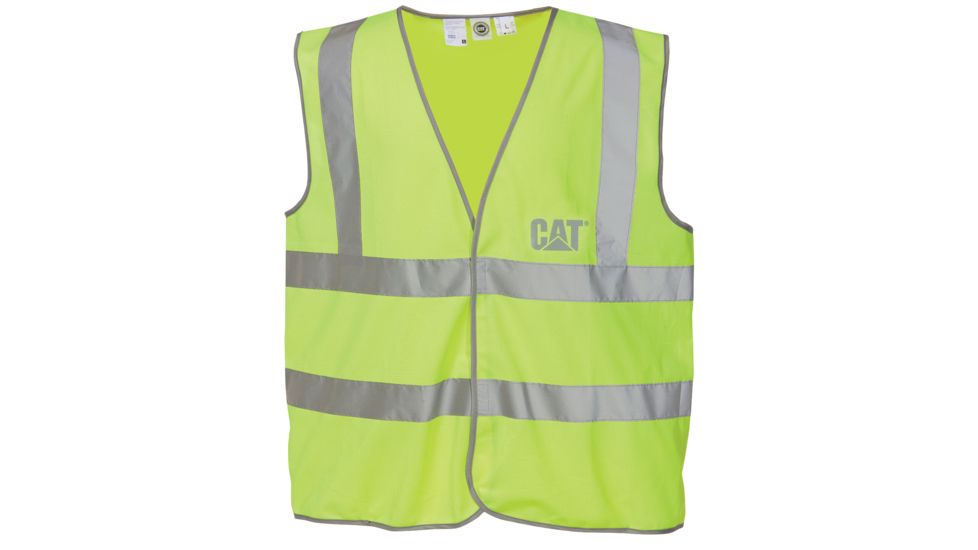 Caterpillar Printed Hi-Vis Vest, Hi-Vis Yellow, Medium/Large 1322024-407-M/L