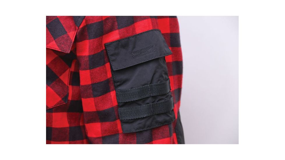 Caterpillar Sequoia Shirt Jacket, Red Buffalo Plaid, M, 1610006-10672-M