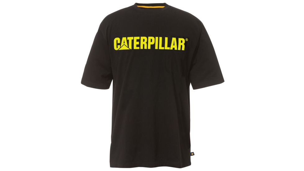 Caterpillar Stand-Out Trademark T-Shirt, Black, Medium 1510468-016-M