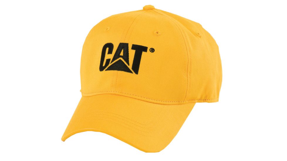 Caterpillar Trademark Cap, Yellow, One Size W01791-555-OS