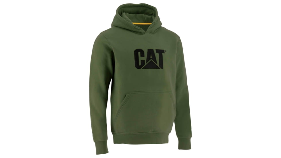 Caterpillar Trademark Hooded Sweatshirt - Men's, Chive, Medium, W10646-12369-M