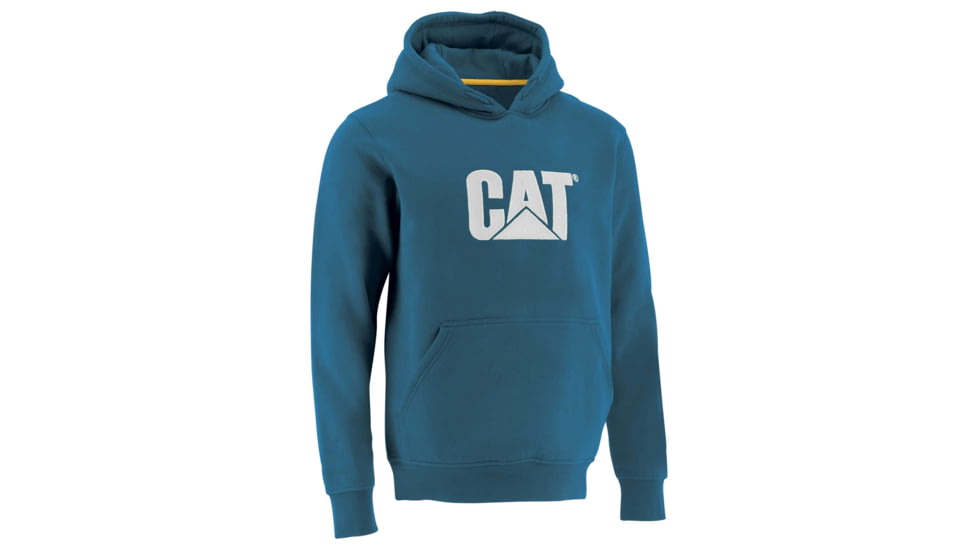 Caterpillar Trademark Hooded Sweatshirt - Men's, Memphis Blue, Extra Large, W10646-10960-XL