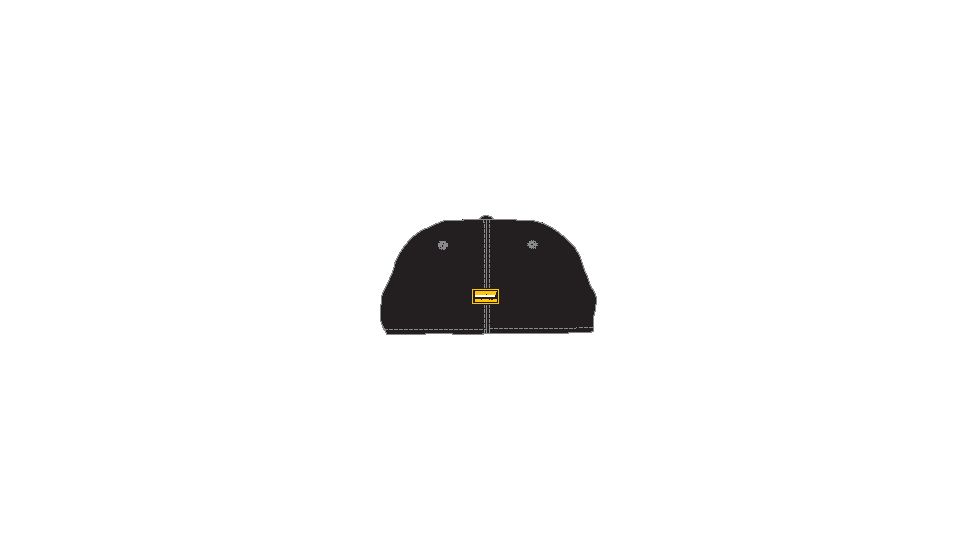Caterpillar Trademark Stretch Fit Cap, Black, L/XL W01700-016-L/XL