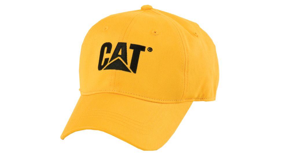 Caterpillar Trademark Stretch Fit Cap, Yellow, L/XL W01700-555-L/XL