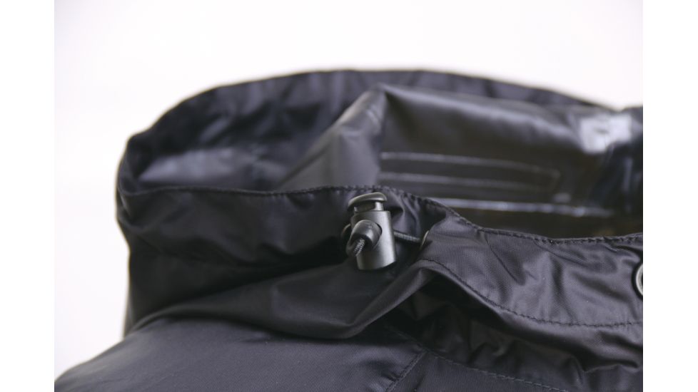 Caterpillar Typhoon Packable Rain Jacket, Black, Large 1310036-016-L