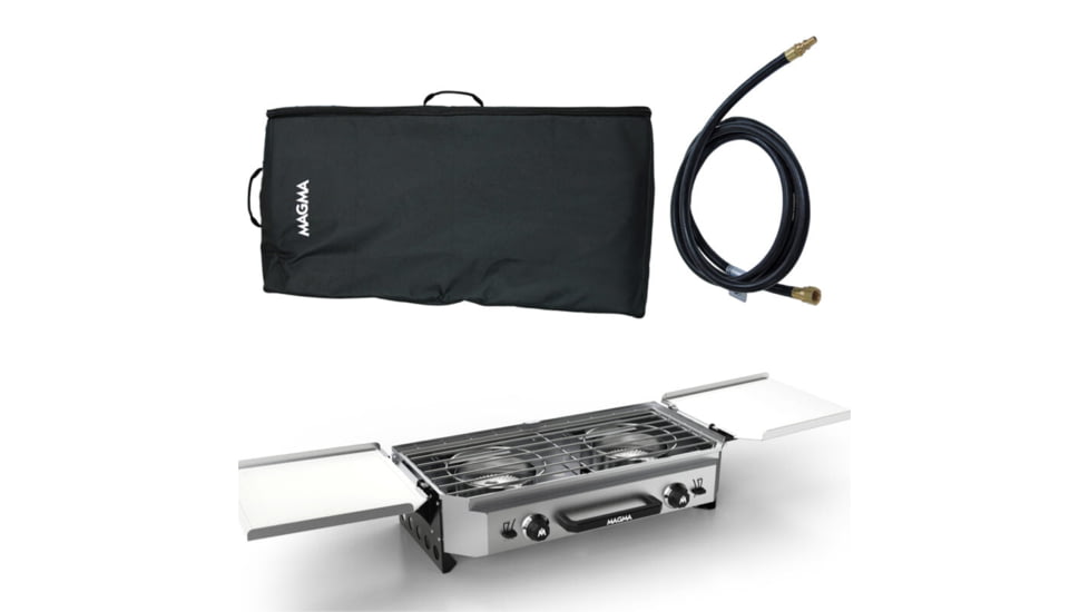 Magma AS Trailer Connect Crossover Double Burner Firebox Bundle, Multi, One Size, CO10-128