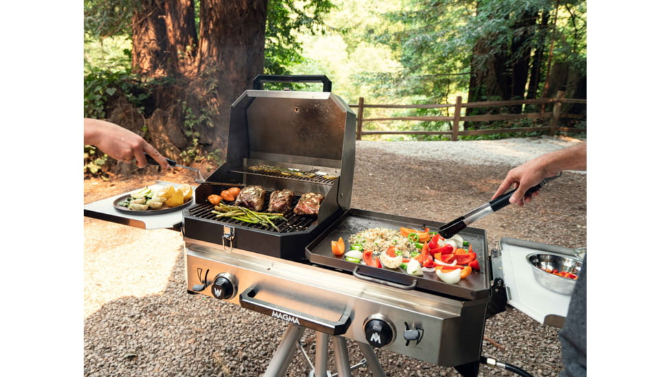 Magma Crossover Double Burner w/ Grill, Griddle, Plancha Pizza, Top Bundle, Multi, One Size, CO10-115