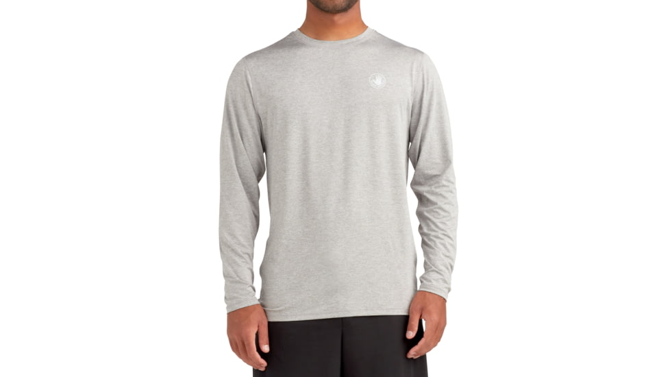 Body Glove Mens Descanso Long-Sleeve Sun Shirt - Heathered Grey EDFD6368, S, Heathered Grey, ATX7900-HGRY-S