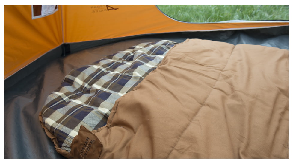 Cedar Ridge Buckhorn -10 Sleeping Bag, Brown, 4273907