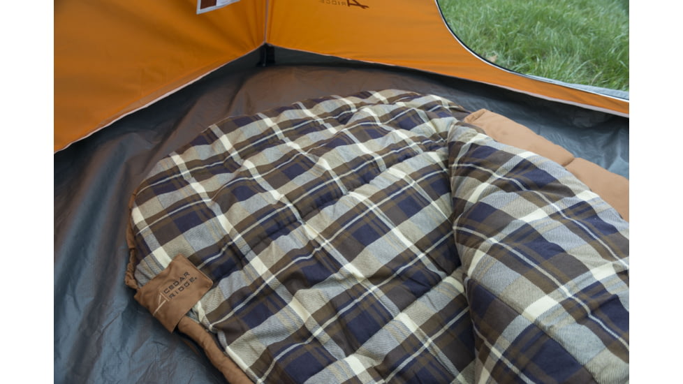 Cedar Ridge Buckhorn -10 Sleeping Bag, Brown, 4273907