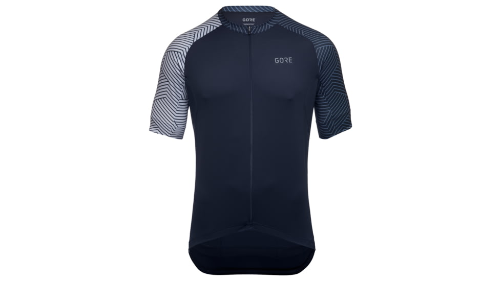 GOREWEAR Mens C5 Cycling Jersey in Orbit Blue/White Large Form fit DEF85CA7, 100164-AU01-XL