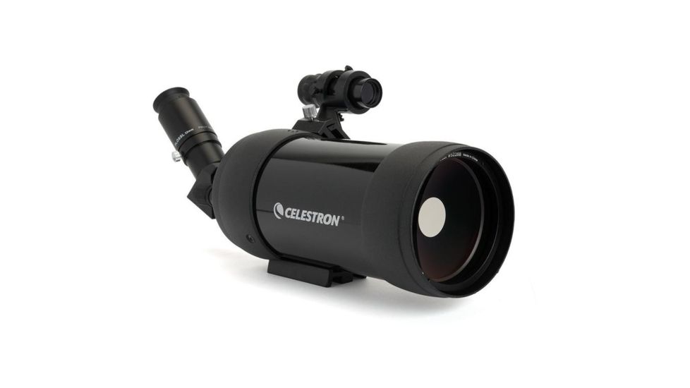 OpticsPlanet Exclusive Celestron 90mm Maksutov Angled Spotting Scope w/Tripod 52268-OP