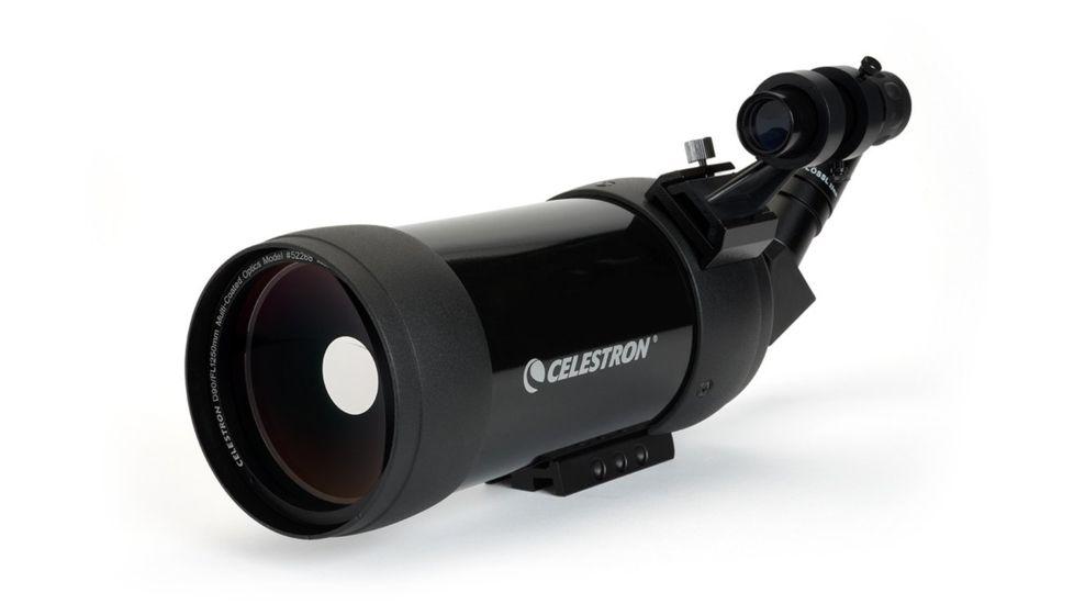 OpticsPlanet Exclusive Celestron 90mm Maksutov Angled Spotting Scope w/Tripod 52268-OP