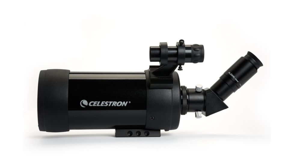 OpticsPlanet Exclusive Celestron 90mm Maksutov Angled Spotting Scope w/Tripod 52268-OP