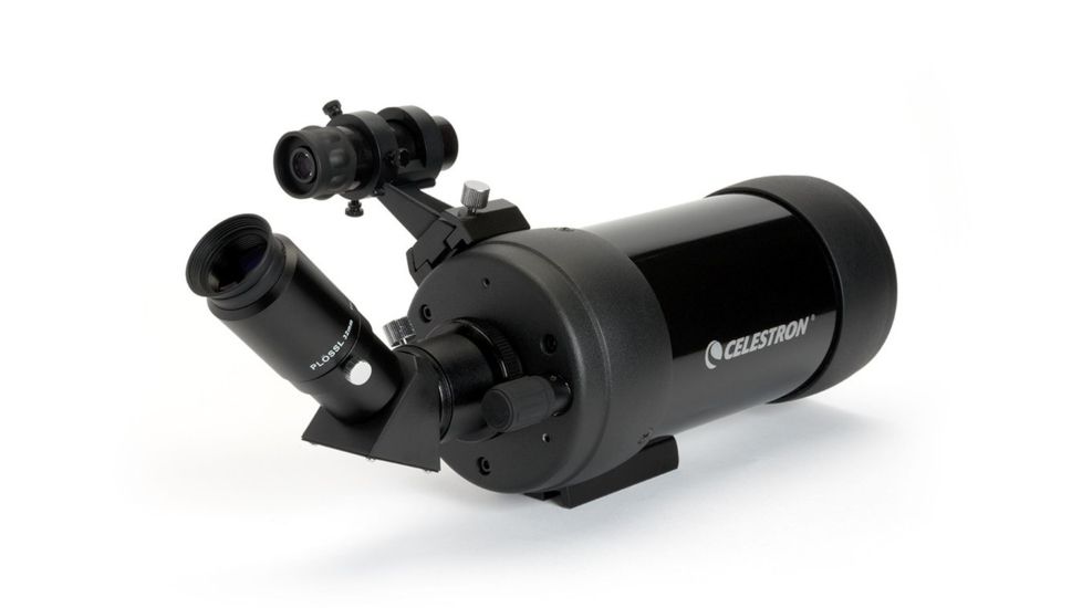 OpticsPlanet Exclusive Celestron 90mm Maksutov Angled Spotting Scope w/Tripod 52268-OP