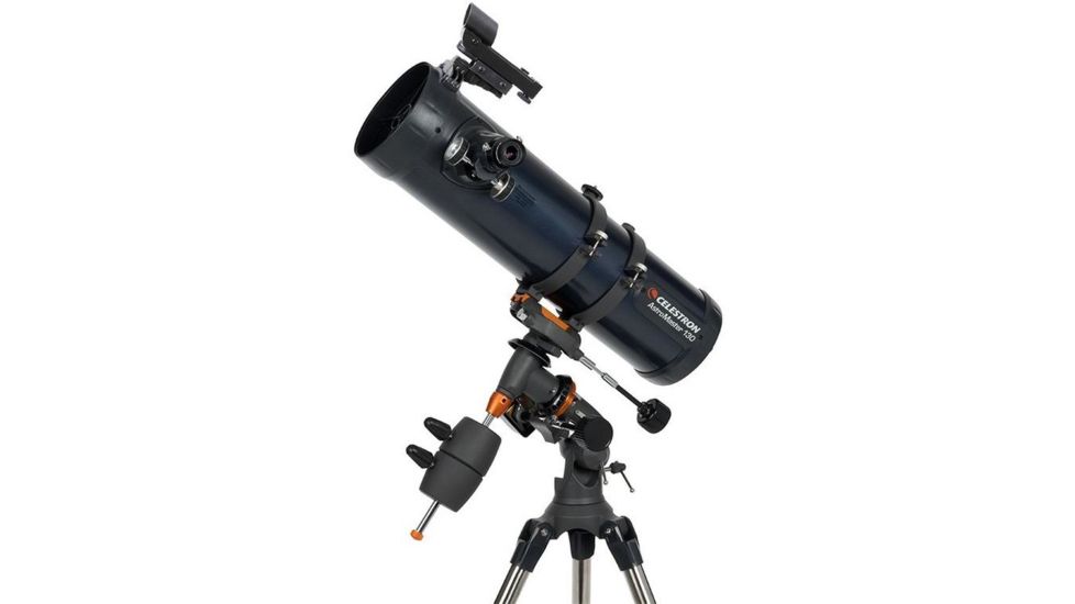 Celestron AstroMaster 130EQ Motor Drive Reflector Telescope, 31051