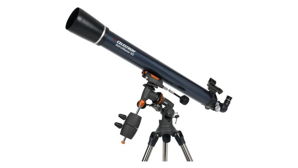 Celestron AstroMaster 90 EQ Equatorial Refractor Telescope 21064