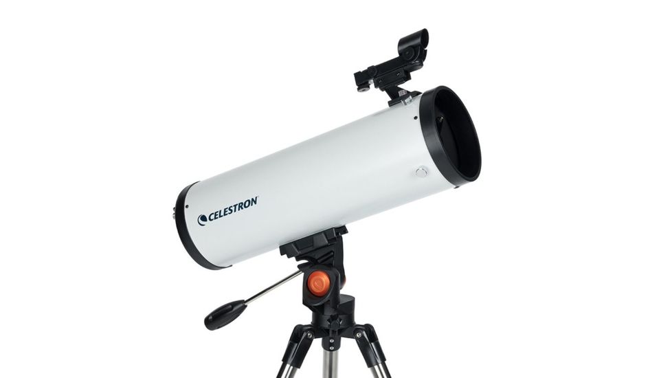 Celestron Cometron 114AZ Telescope, White 21079