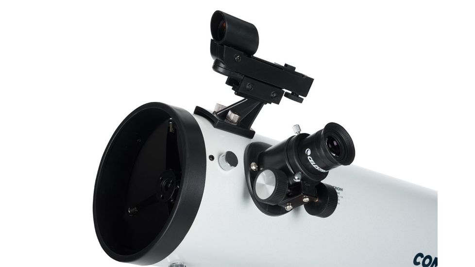 Celestron Cometron 114AZ Telescope, White 21079