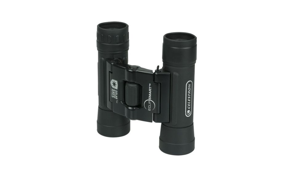 Celestron EclipSmart 10x25 Solar Binoculars w/ Carry Case and Strap, 71237