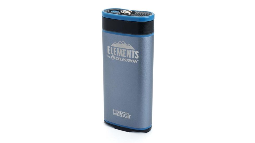 Celestron Elements FireCel Mega 6 Hand Warmer/Charger  w/ Flashlight 93548