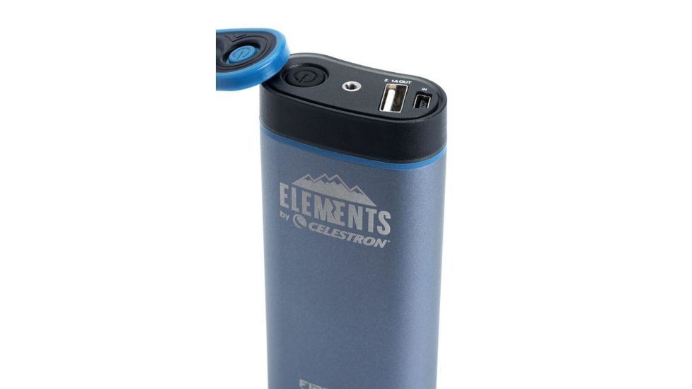 Celestron Elements FireCel Mega 6 Hand Warmer/Charger  w/ Flashlight 93548