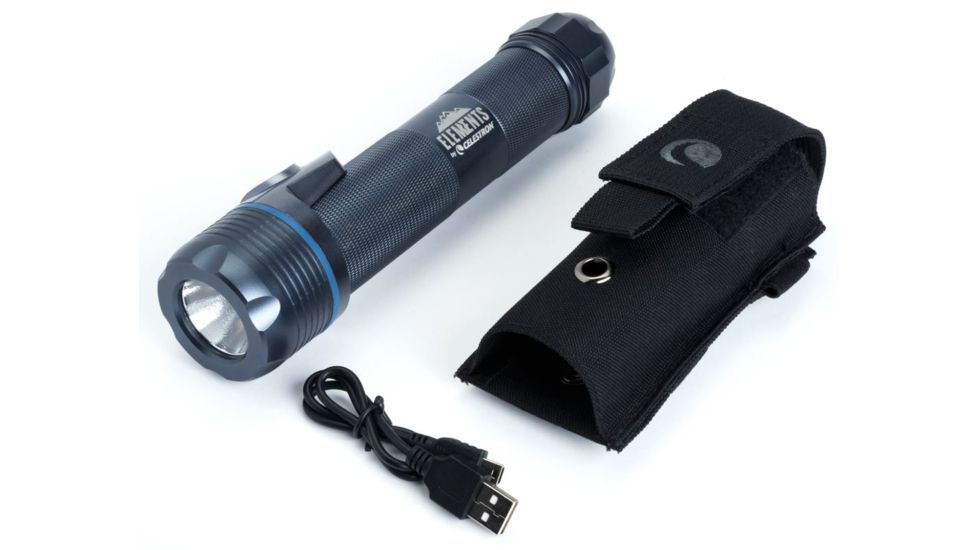 Celestron Elements ThermoTorch 10, 3-in-1, Flashlight, Hand Warmer and Power Bank, Blue 94553