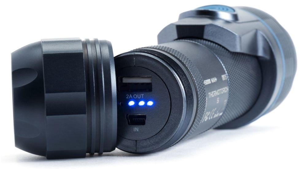 Celestron Elements ThermoTorch 5, 3-in-1, Flashlight, Hand Warmer and Power Bank, Blue 94552