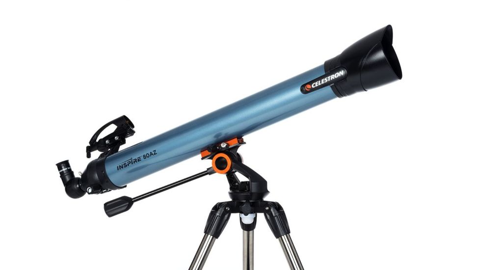Celestron Inspire 80AZ Telescope, Refractor 22402