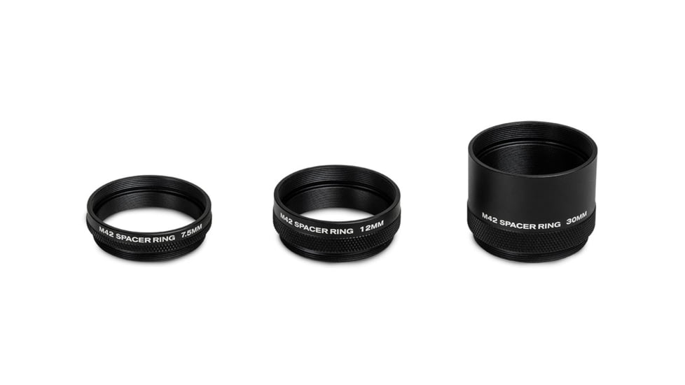 Celestron M42 Spacer Ring Kit, Black, 93618