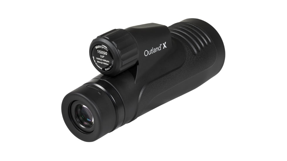 Celestron Outland X 15x50 Monocular w/ Smartphone Adapter, 11 mm, Bak-4, Multicoated, Black, 72371