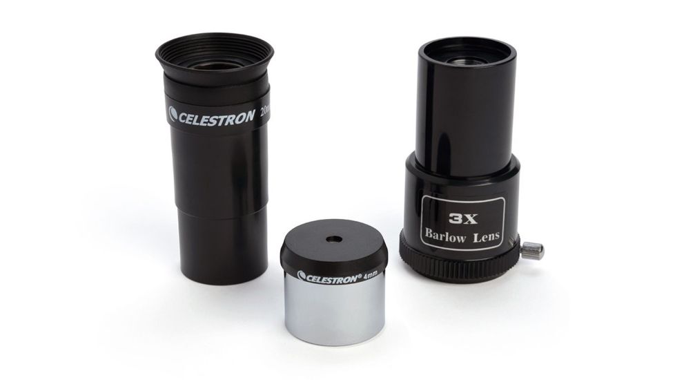 OpticsPlanet Exclusive Celestron PowerSeeker 127EQ Telescope w/Smartphone Adapter, Black, 21049-OP-DS