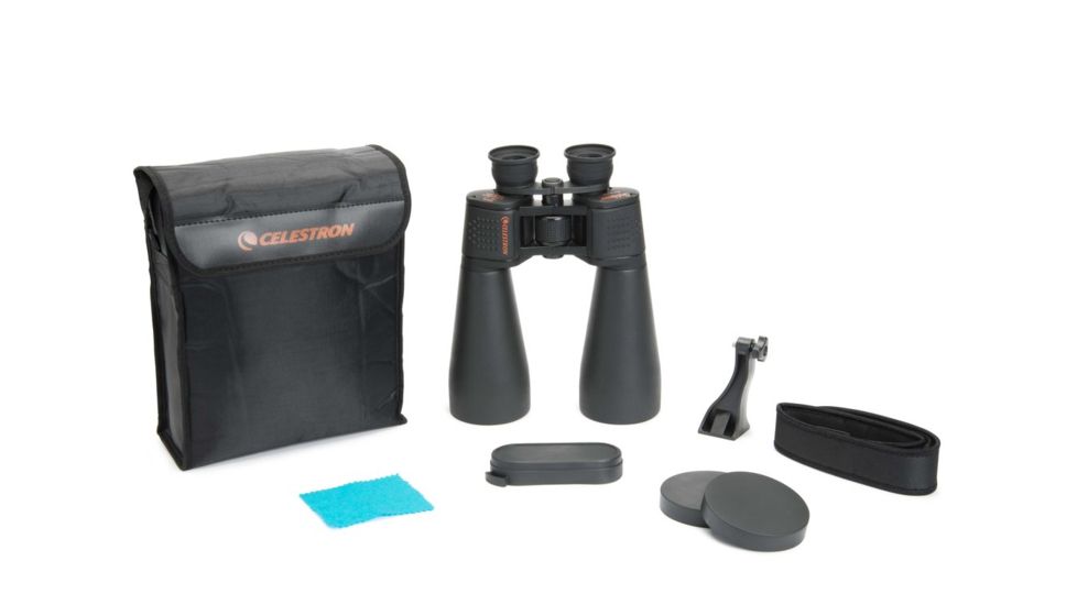 Celestron SkyMaster 25x70 Porro BaK-4 Prism Water Resistant Binoculars, Black, 71008