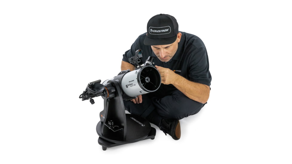 Celestron StarSense Explorer 114mm Tabletop Dobsonian, Silver/Black, 22480