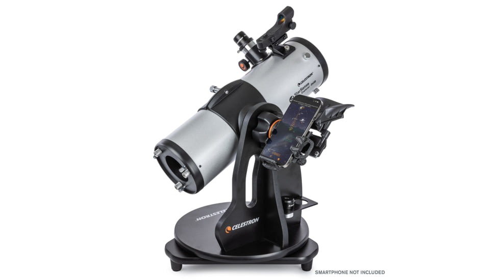 Celestron StarSense Explorer 114mm Tabletop Dobsonian, Silver/Black, 22480