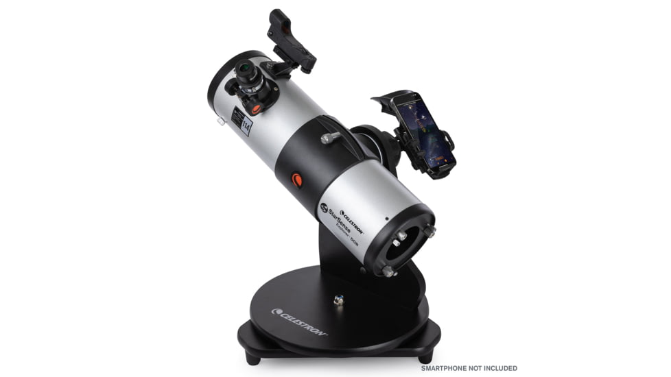 Celestron StarSense Explorer 114mm Tabletop Dobsonian, Silver/Black, 22480