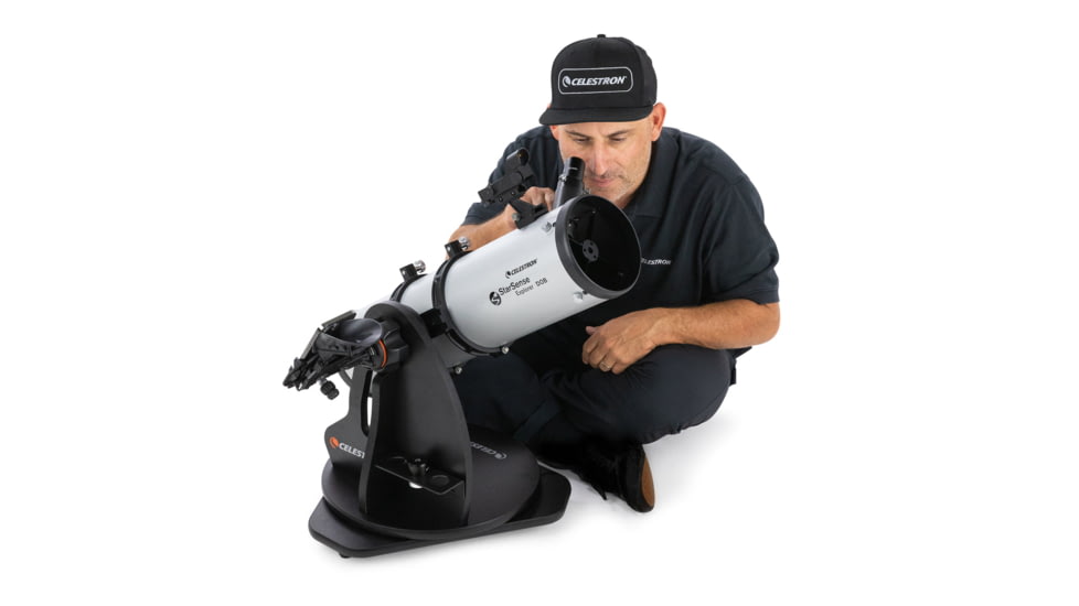 Celestron StarSense Explorer 130mm Tabletop Dobsonian, Silver/Black, 22481