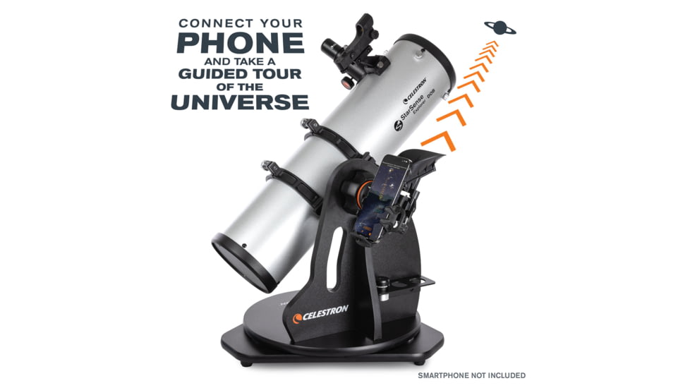 Celestron StarSense Explorer 130mm Tabletop Dobsonian, Silver/Black, 22481