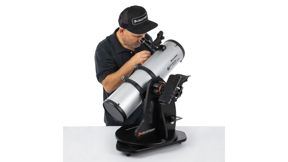 Celestron StarSense Explorer 130mm Tabletop Dobsonian, Silver/Black, 22481