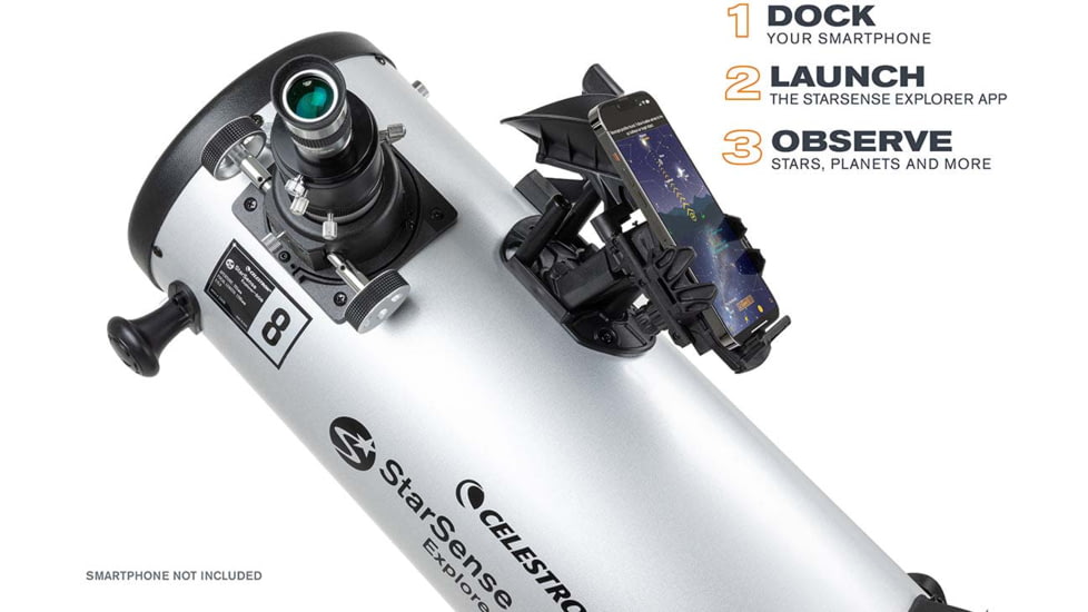 Celestron Starsense Explorer Dobsonian Telescope, 8in, 48x, 22470