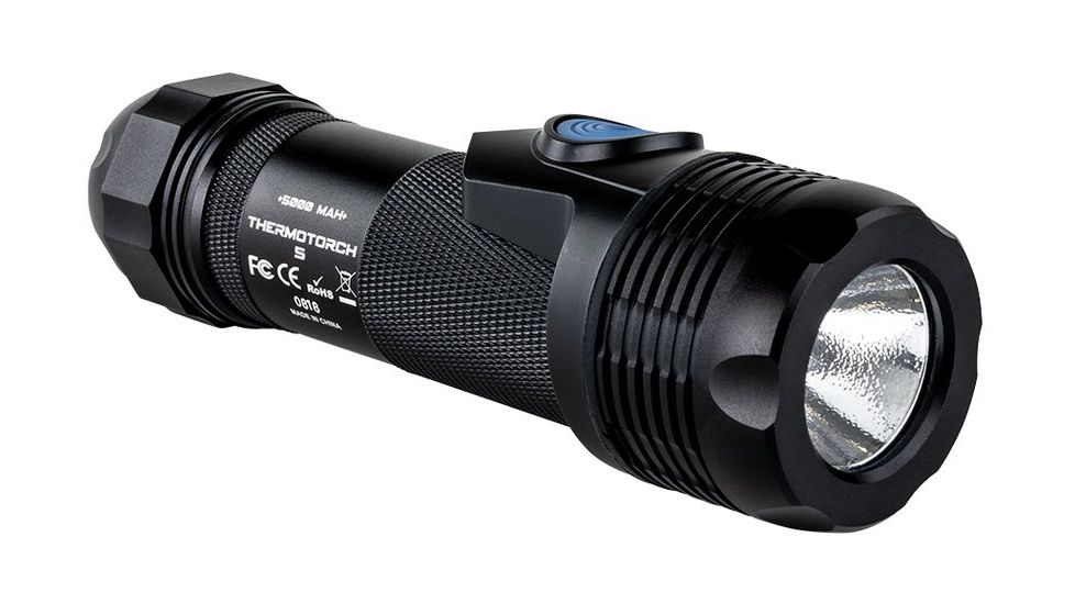 Celestron ThermoTorch 5 Flashlight/Handwarm/Charger, Black, 94550