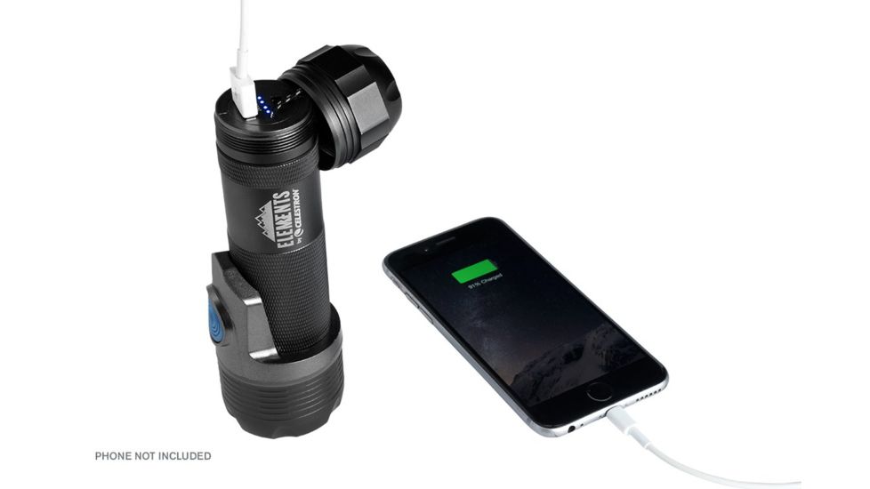 Celestron ThermoTorch 5 Flashlight/Handwarm/Charger, Black, 94550