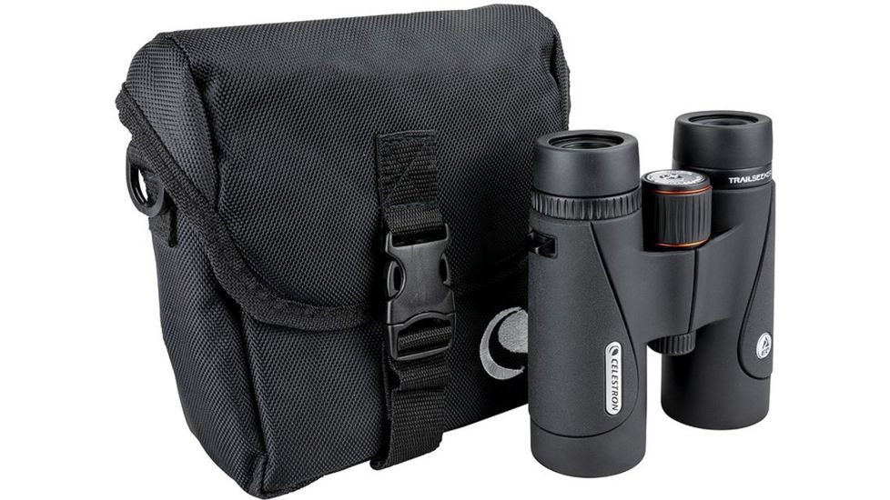 Celestron Trailseeker ED 8x42mm Roof Prism Binoculars, Black, 71405