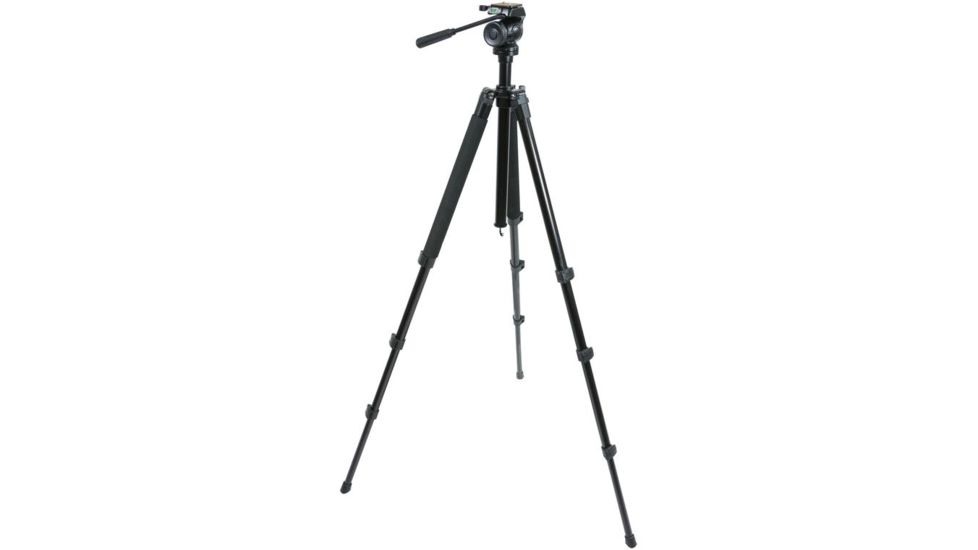 Celestron TrailSeeker Fluid Pan Tripod, Black 82050