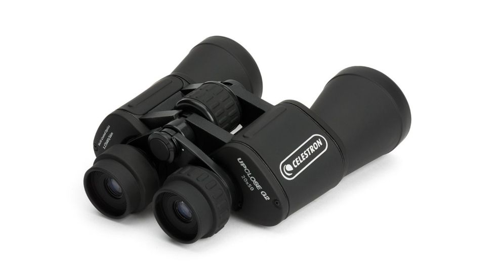 Celestron UpClose G2 20x50 Porro BK-7 Prism Binoculars, Matte Black - Box 71258