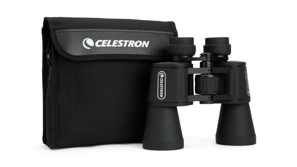 Celestron UpClose G2 20x50 Porro BK-7 Prism Binoculars, Matte Black - Box 71258