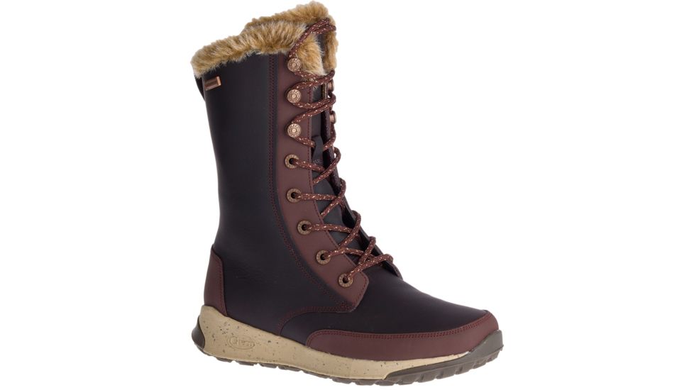 Chaco Borealis Tall Wp Winter Boots - Womens, Mahogany, Medium, 6 US, J106770-06.0